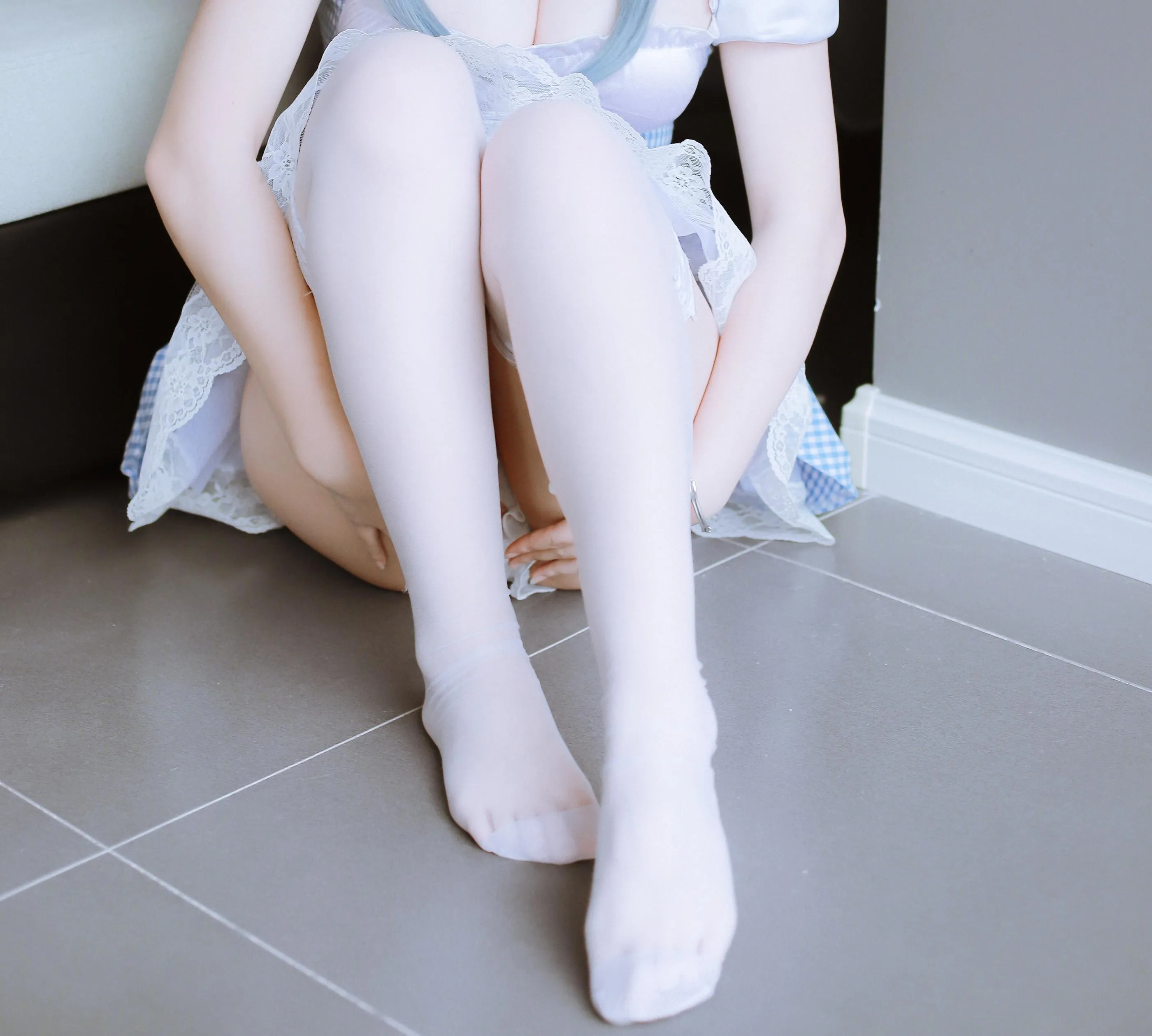 日奈娇 – NO.08 蓝色女仆 [46P]插图1
